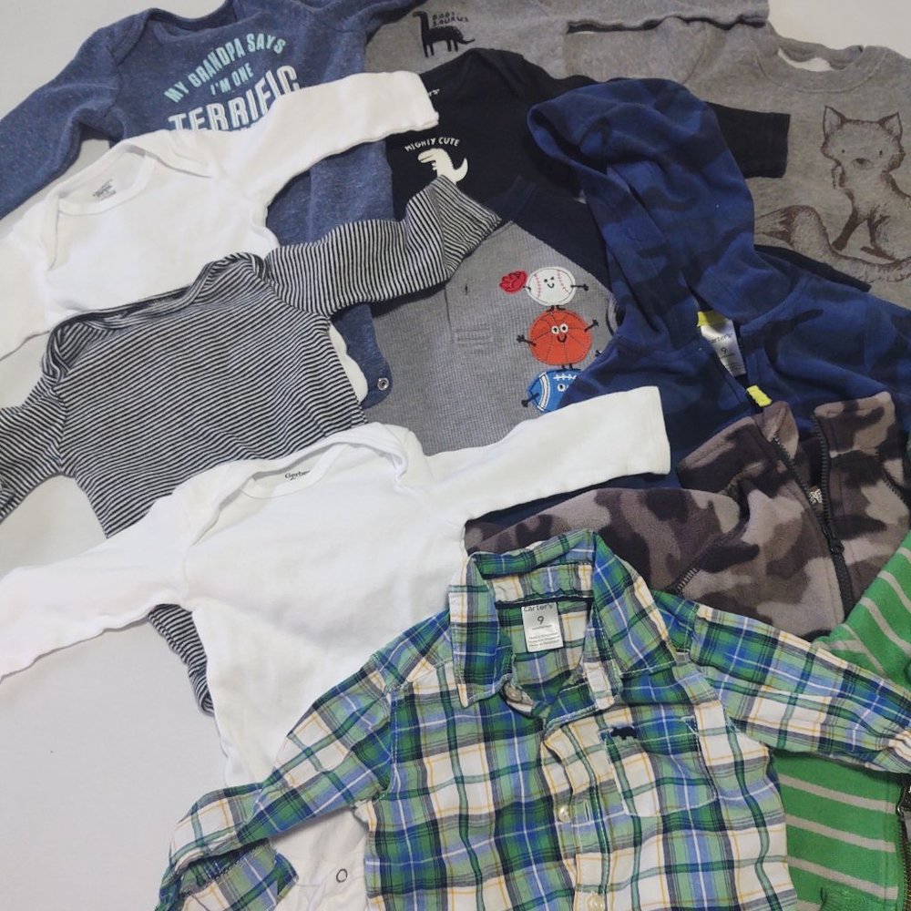 9 month baby boy long sleeve lot winter